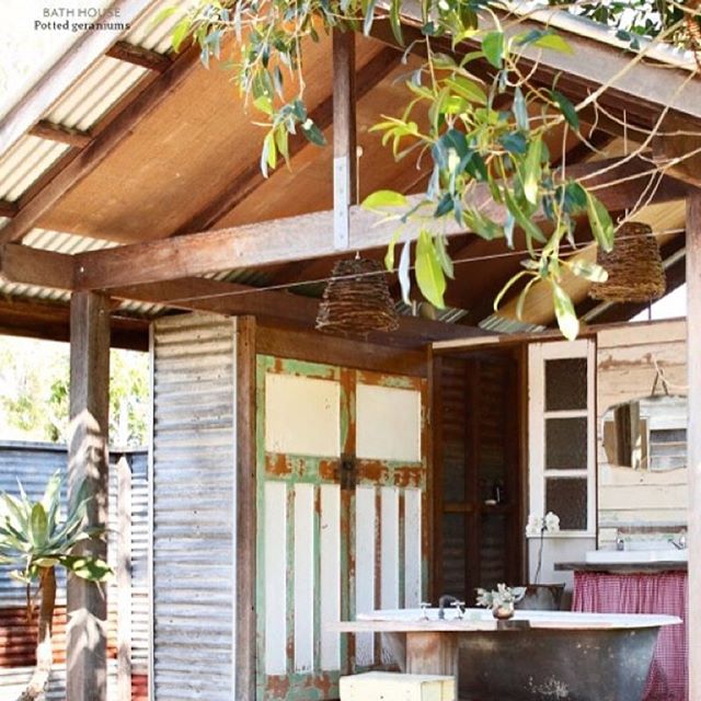 Our beautiful bath house as seen in August Australian House and Garden@anastasiakphotographer