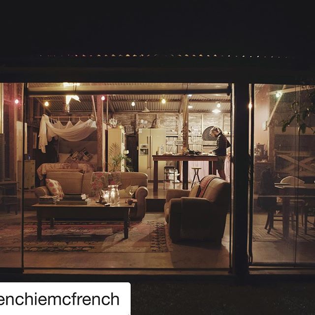 Beautiful shot taken by a favourite guest @frenchiemcfrench thanks so much, it looks like a film set.
